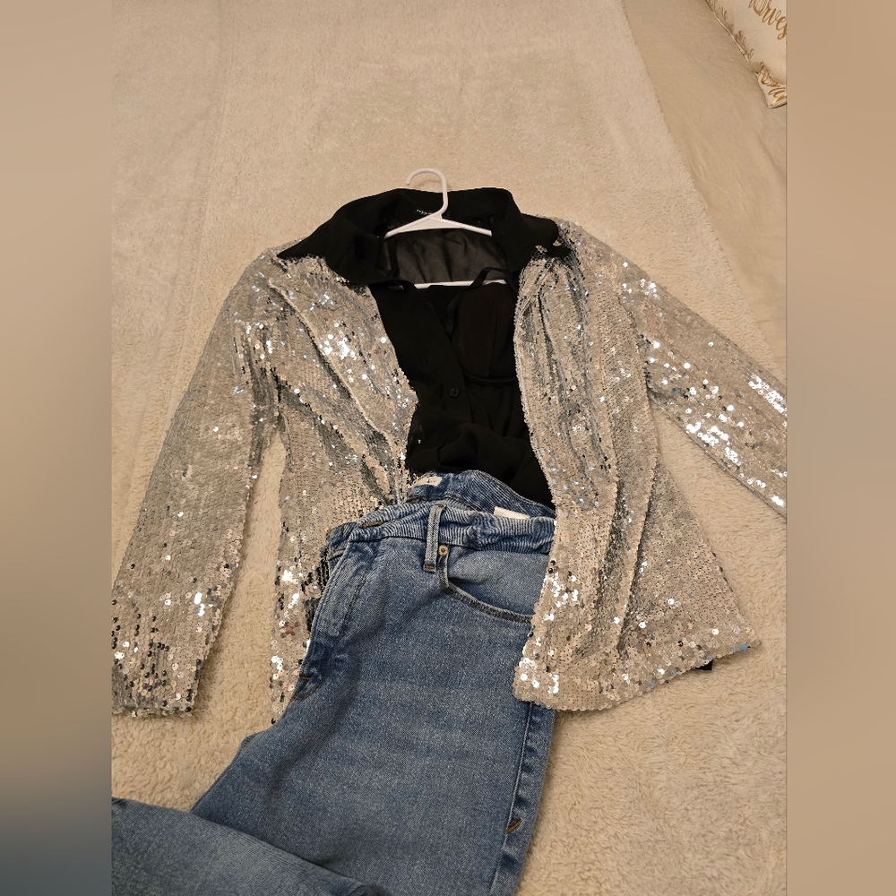Sequin jacket size S